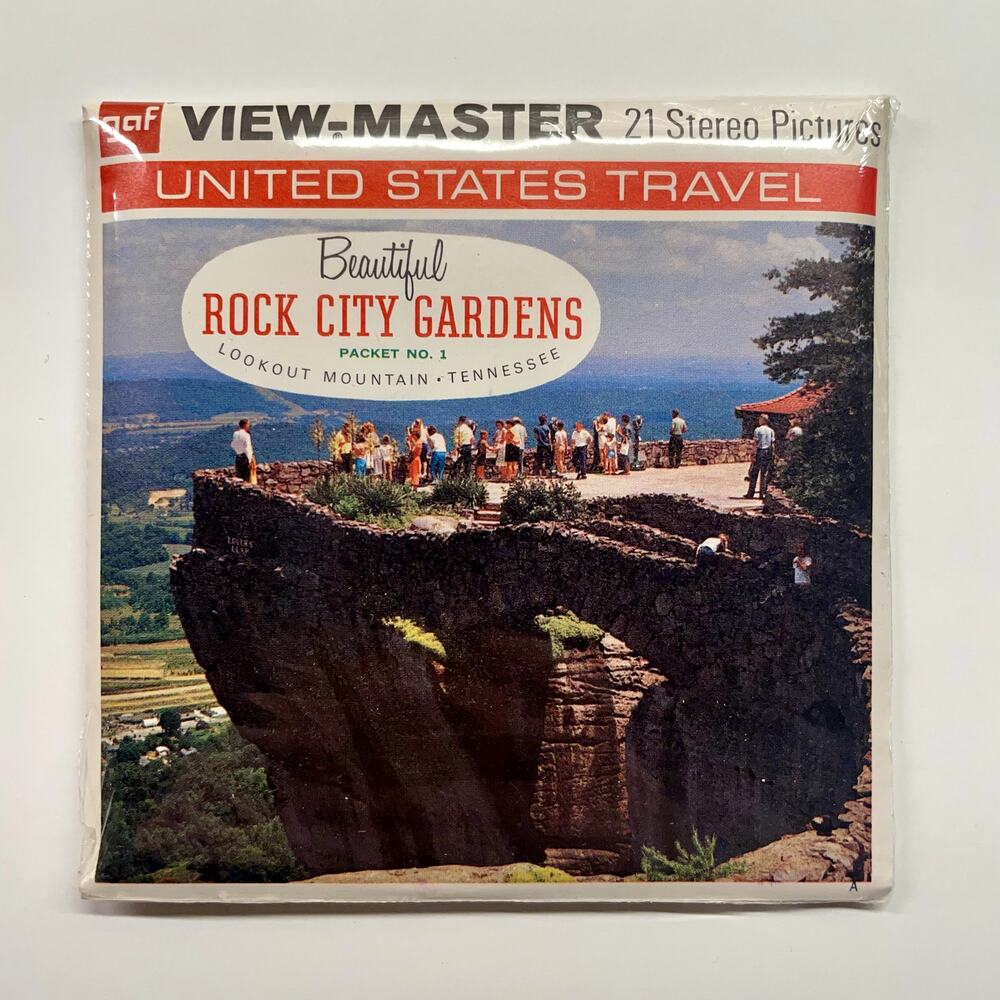 NEW SEALED View-Master 1960s US Travel Rock City Gardens (A884)